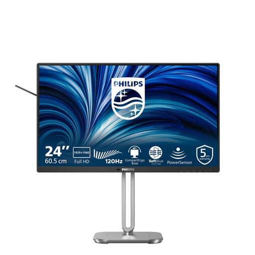 EAN 8721038003727 - Philips 4000 series 24B2N4200/00 pantalla para PC 60,5 cm (23.8") 1920 x 1080 Pixeles Full HD LCD Gris imagen 1