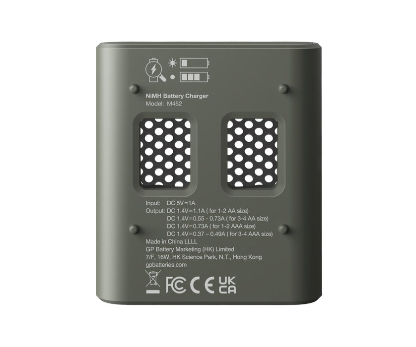 EAN 4891199223433 - GP Batteries ReCyko+ M452 cargador de batería Pilas de uso doméstico USB imagen 3