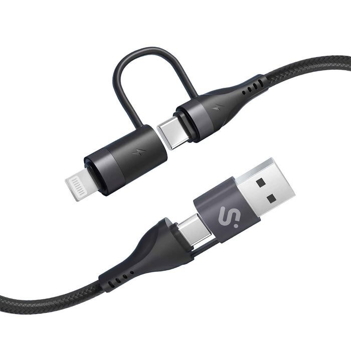 EAN 8436586743628 - SUBBLIM SUBCAB-4IN101 cable USB USB 2.0 USB C Negro imagen 7