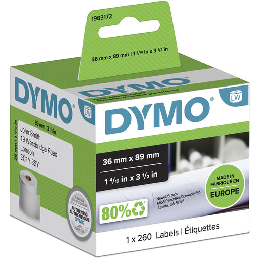 EAN 3501179831725 - DYMO 1983172 etiqueta de impresora Blanco Etiqueta para impresora autoadhesiva imagen 2