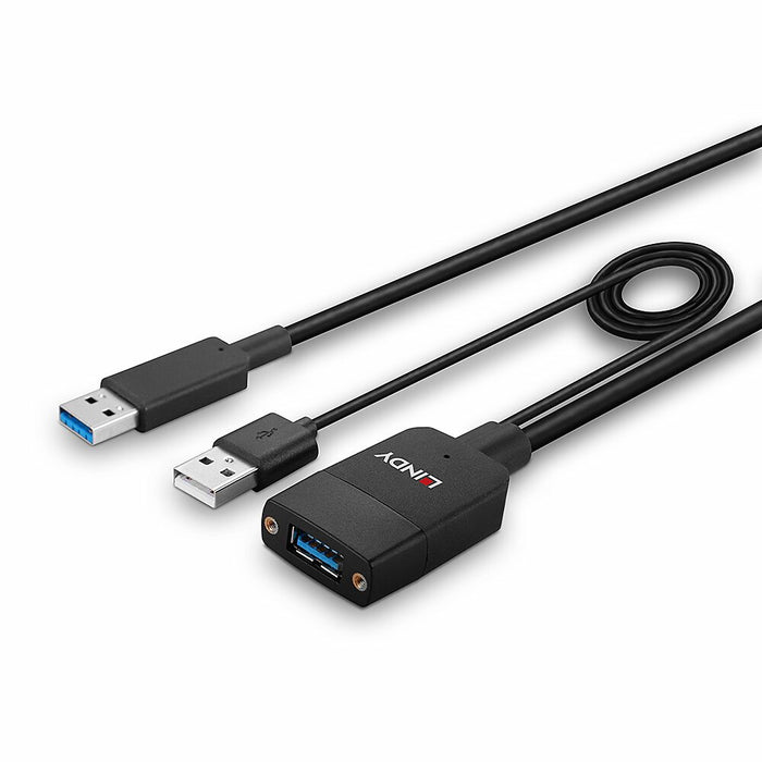 EAN 4002888433570 - Lindy 43357 hub de interfaz USB 3.2 Gen 2 (3.1 Gen 2) Type-A 100 Mbit/s Negro imagen 4