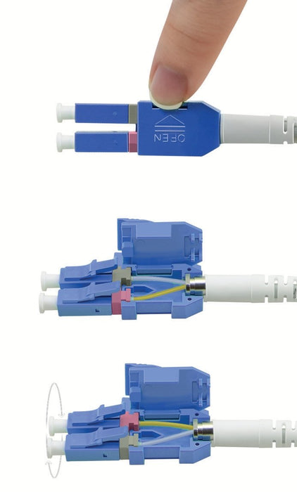 Roline Lwl-Cable Duplex 9 125m Os2, Lc Lc, Uniboot, Gelb, 2 M
