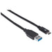 EAN 0766623353373 - Manhattan 353373 cable USB USB 3.2 Gen 2 (3.1 Gen 2) 1 m USB A USB C Negro imagen 2