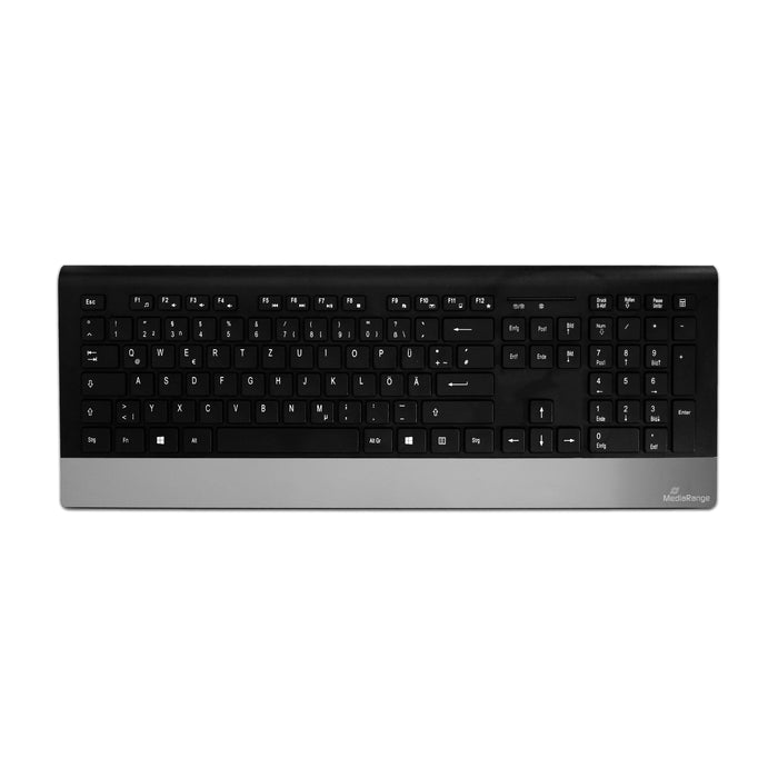 Mediarange Teclado Highline Wireless Inkl. Raton Negro