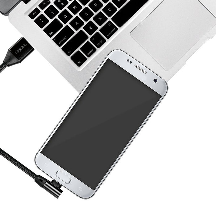 EAN 4052792052695 - LogiLink CU0142 cable USB USB 2.0 0,3 m USB A Micro-USB B Negro imagen 4