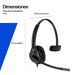 EAN 0199251820311 - HP Poly Mission 415 Monaural USB Wired Headset (Bulk) Negro imagen 6
