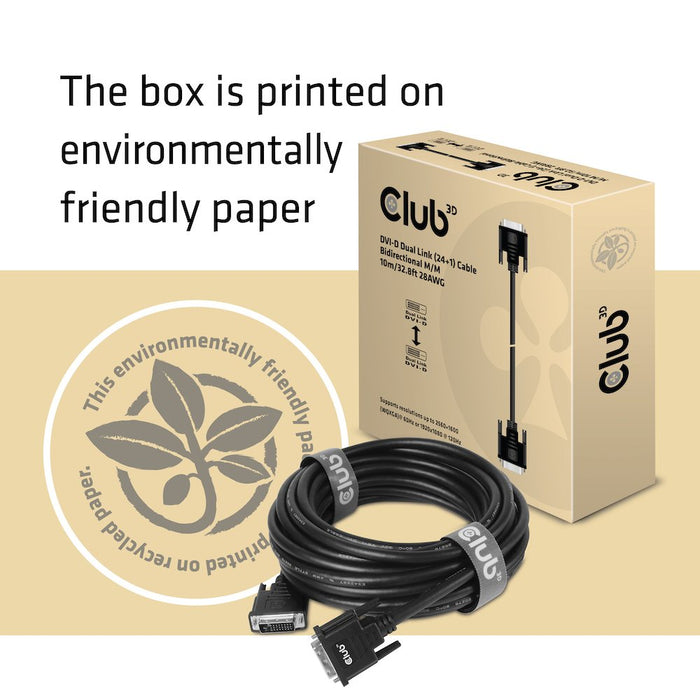 EAN 8719214471491 - CLUB3D CAC-1220 cable DVI 10 m DVI-D Negro imagen 6
