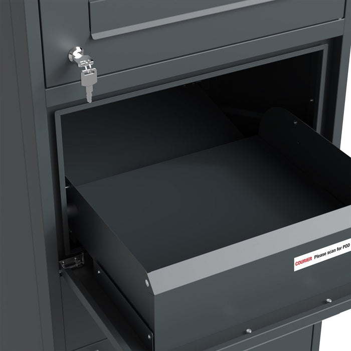 Phoenix Safe Paket Box Pb1121aak Graphitgris Schlüssel Gross