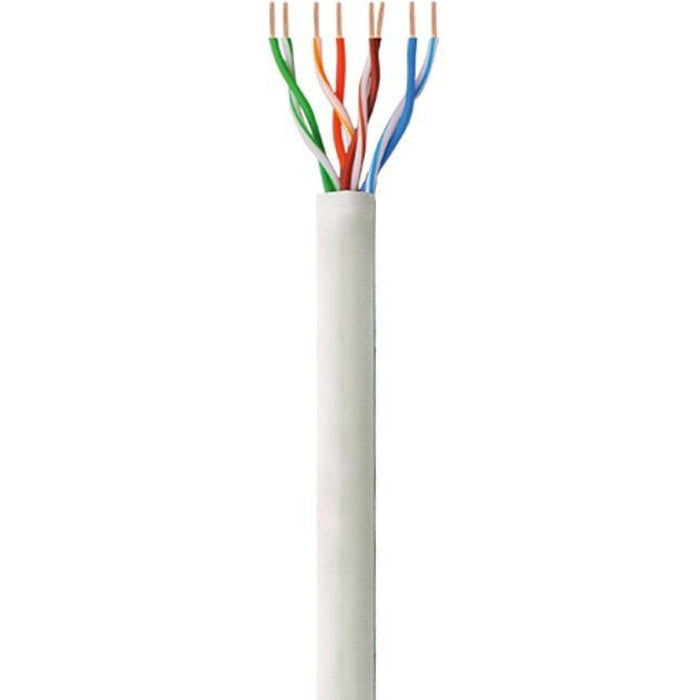 Techly Itp-C6u-Fl-100 Cable De Par Trenzado Cat6 Utp 100m 100% Cu Gris