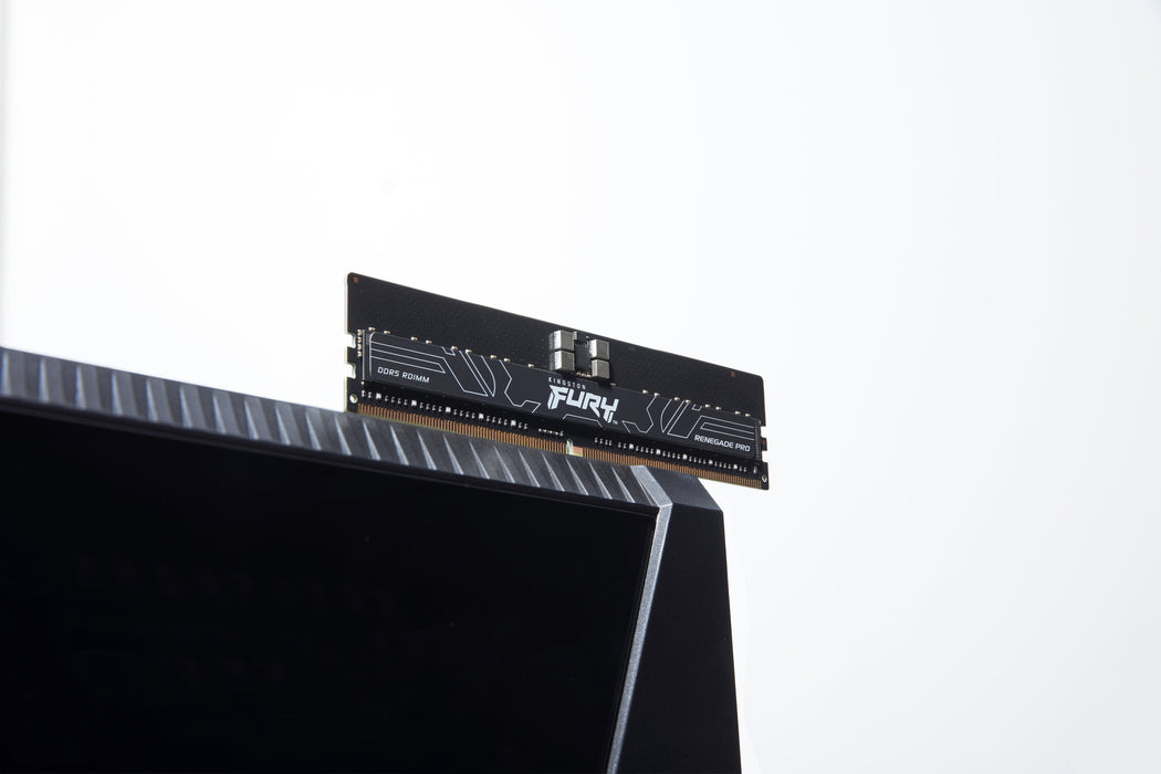 Memoria Kingston Fury 128 Gb Ddr5 5600 (8x 16 Gb) Octa Kit, Ram Negro, Kf556r28rbek8-128, Renegade Pro, Intel Xmp, Amd Expo Kf556r28rbek8-128