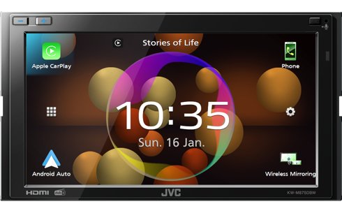 EAN 4975769020599 - JVC KW-M875DBW receptor multimedia para coche Negro Wifi 180 W Bluetooth imagen 3