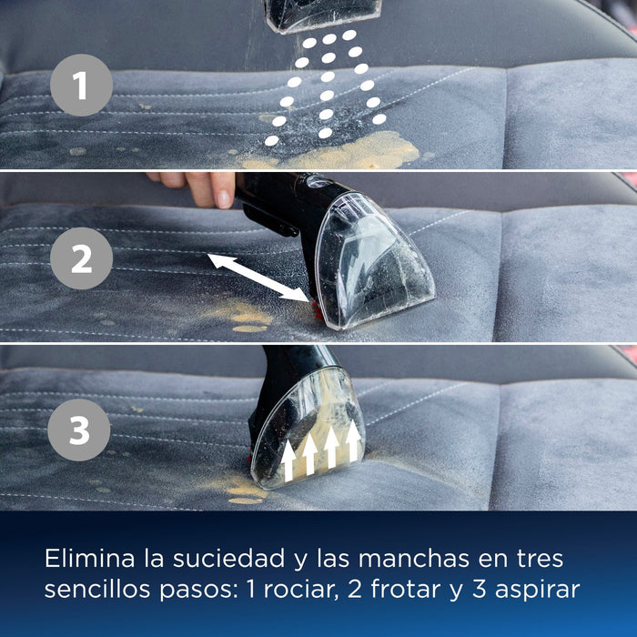 EAN 0011120272314 - Bissell SpotClean Pet Plus máquina de limpieza de alfombras Seca y húmeda Negro, Transparente imagen 7