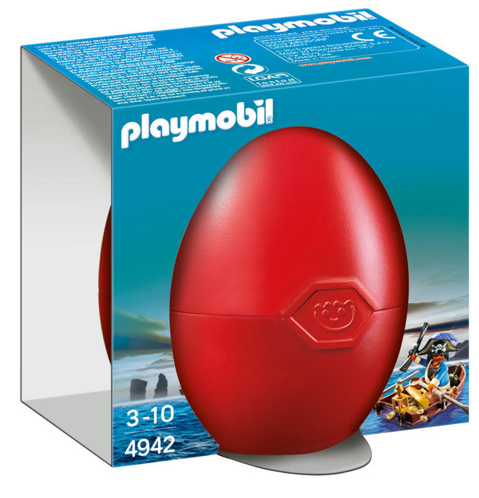 Playmobil Huevo Pirata Con Bote
