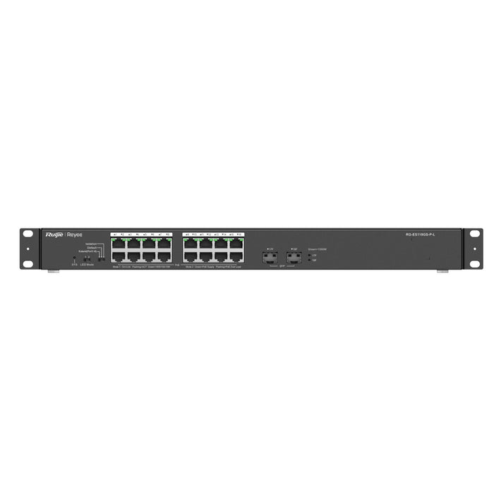 Switch Ruijie Reyee Rg-Es118gs-P-L 16p Dowlink + 2uplink Sfp