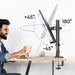 EAN 4603728440880 - ONKRON D101E-B soporte para monitor 86,4 cm (34") Escritorio Negro imagen 2