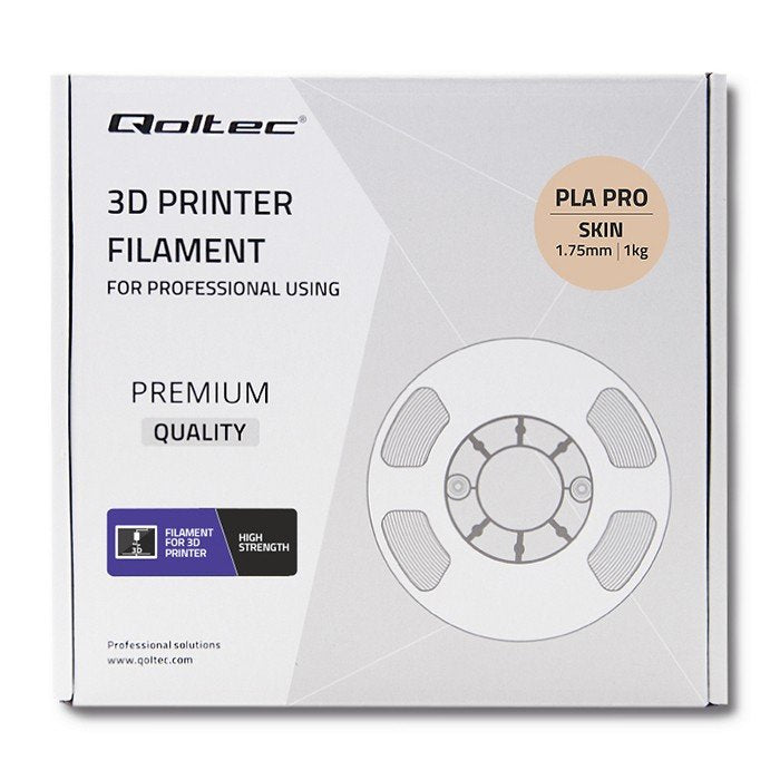 Qoltec Filamento 3d  Pla Pro  1.75mm  1kg  Skin