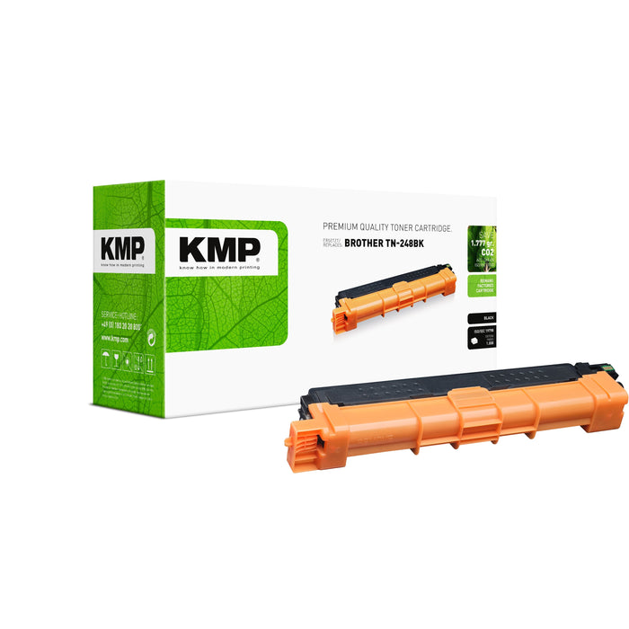 Kmp Tóner Brother Tn-248bk Negro 1000 Páginas Remanufactured