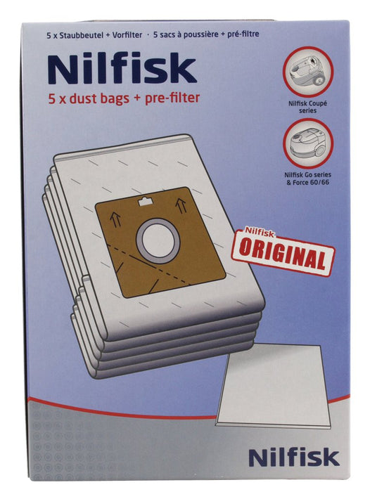 EAN 5715492040636 - Nilfisk 78602600 accesorio y suministro de vacío Bolsa para el polvo Aspiradora cilíndrica imagen 1
