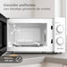 EAN 8426156019123 - Grunkel MW-20EASY microondas Blanco, Negro Solo microondas Encimera 20 L 700 W imagen 4