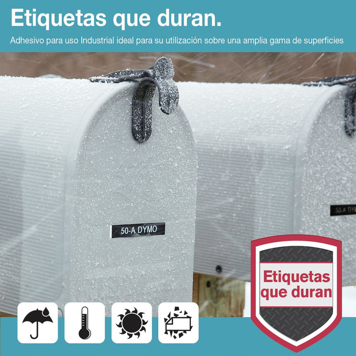 EAN 3501179783659 - DYMO D1 Durable - White on Black - 12mm cinta para impresora de etiquetas imagen 15