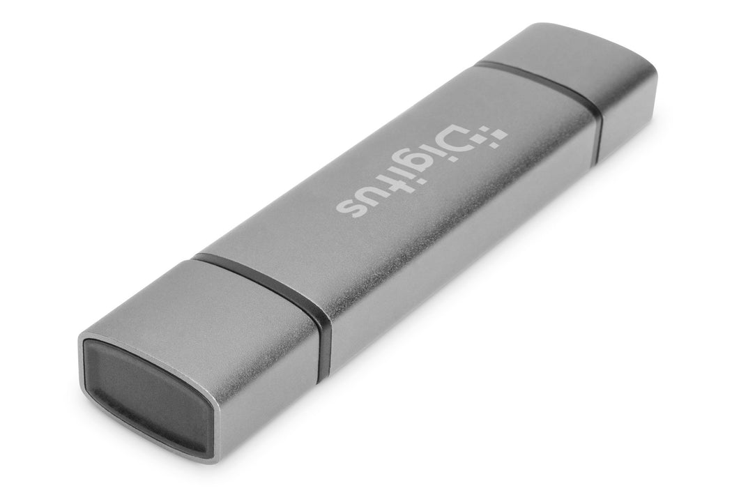 EAN 4016032464464 - Digitus DA-70886 lector de tarjeta USB 3.2 Gen 1 (3.1 Gen 1) Type-A/Type-C Aluminio imagen 8