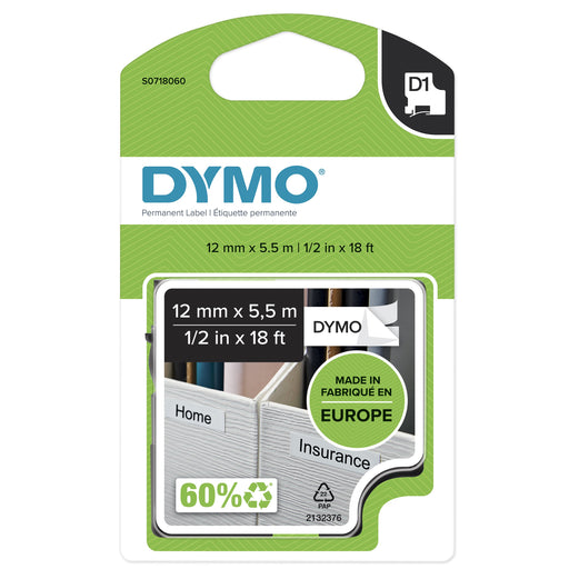 EAN 5411313169592 - DYMO D1 Durable - Black on White - 12mm cinta para impresora de etiquetas Negro sobre blanco imagen 2