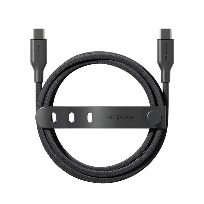EAN 5715685027673 - PanzerGlass empower™ by ® Racing 240W USB-C to USB-C Cable | USB 2.0 | 2M | Space Black cable USB Negro imagen 4