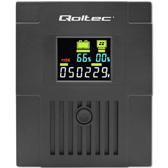 EAN 5901878537702 - Qoltec 53770 sistema de alimentación ininterrumpida (UPS) Línea interactiva 1,5 kVA 900 W 2 salidas AC imagen 9