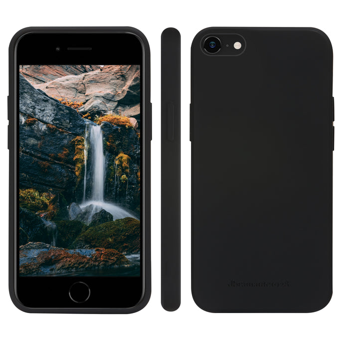 Dbramante1928 Nuuk - Hintere Abdeckung Fr Mobiltelefon - Bulk - Recycelter Kunststoff - Schwarz - Fr Apple Iphone 7, 8, Se (2. Generation)