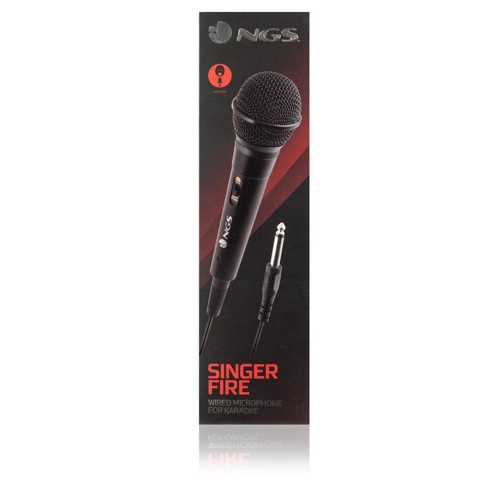 EAN 8435430611038 - NGS Singer Fire Negro Micrófono para karaoke imagen 5