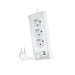 EAN 8433281011359 - Nanocable 10.37.0013-W base múltiple 1,5 m 3 salidas AC Interior Aluminio, Blanco imagen 1