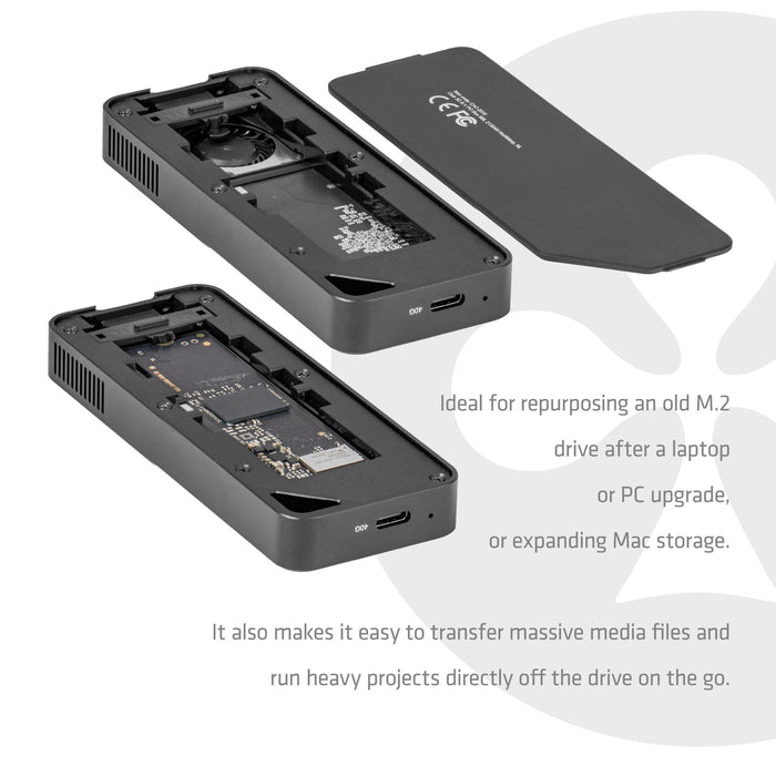 Club3d Ssd Carcasa M.2 Con Ventilador Usb4, Nvme Retail