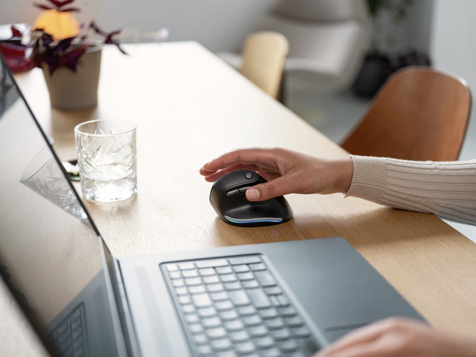 Ratón Ergonómico Inalámbrico Trust Bayo Batería Recargable Hasta 2400 Dpi