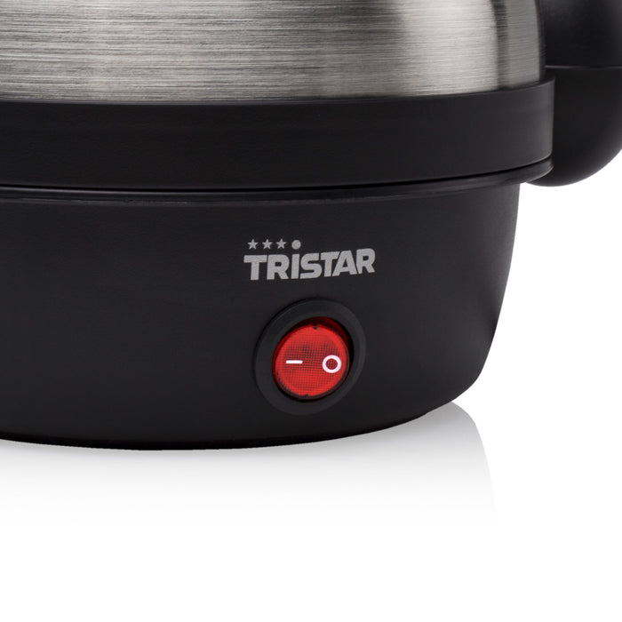 EAN 8713016030764 - Tristar EK-3076 cuecehuevos 7 huevos Negro, Acero inoxidable imagen 5