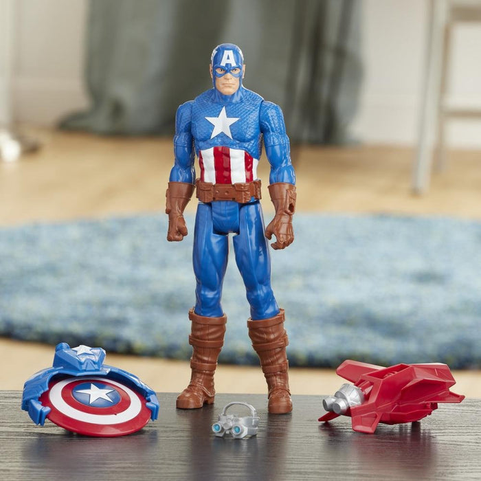 Figura Titan Capitan America Vengadores Avengers Marvel