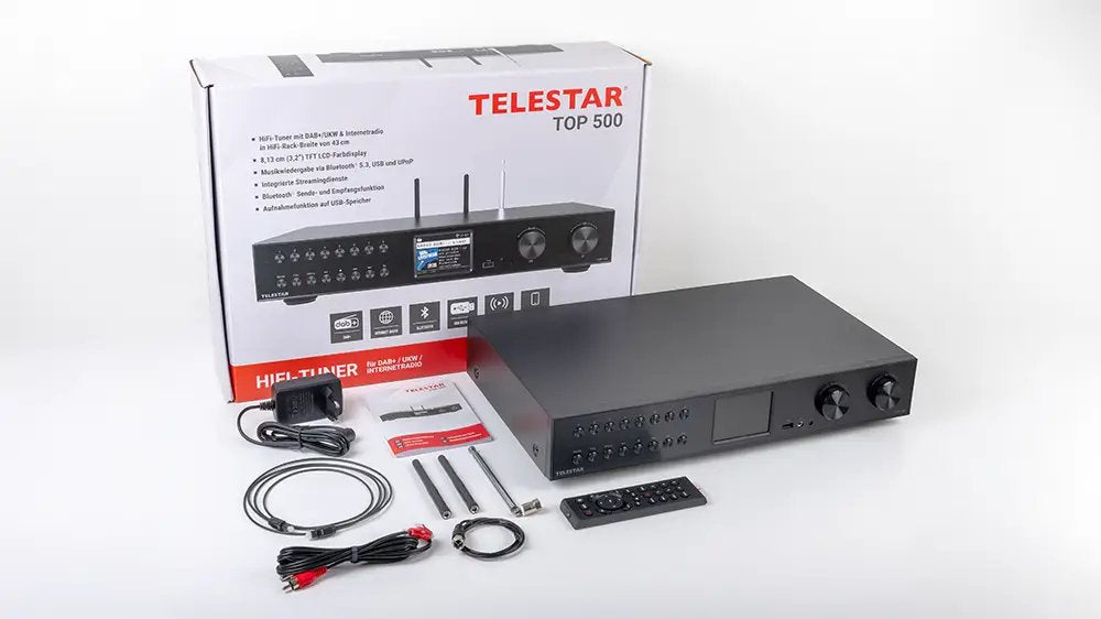 Telestar 5700500 Sintonizador De Audio Hogar Negro