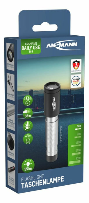 EAN 4013674179152 - Ansmann 1600-0426 linterna Negro, Plata Linterna de mano LED imagen 10