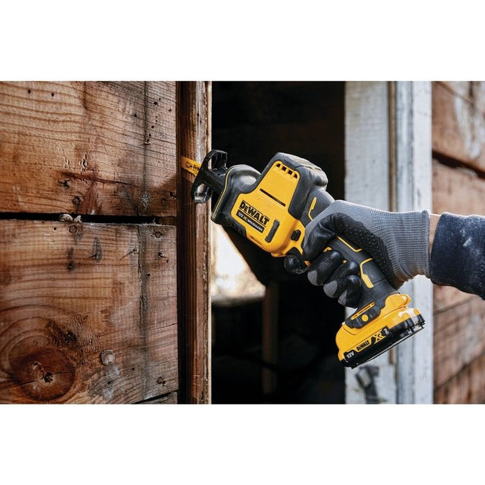 EAN 5035048732694 - DeWALT DCS312D2-QW sierra recíproca 2800 spm Negro, Amarillo imagen 4