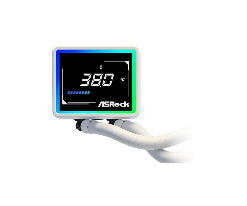 Refrigerador Liquido Cpu Asrock Challenger 360 Digital Argb White