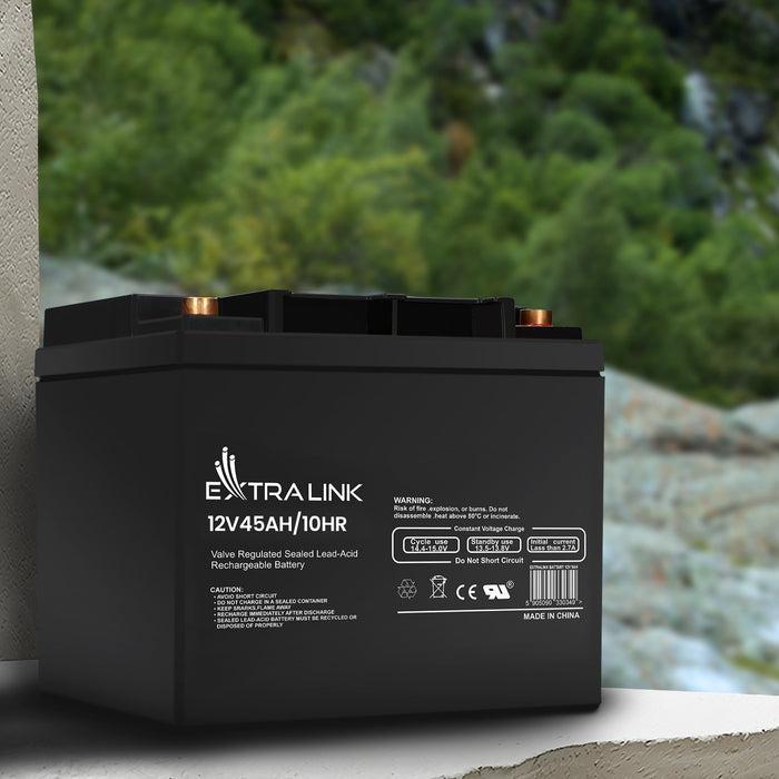 EAN 5903148918990 - Extralink AKUMULATOR BATTERY ACCUMULATOR AGM 12V 45AH Sealed Lead Acid (VRLA) imagen 8