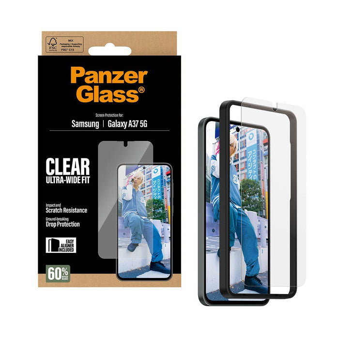 Panzerglass Displayschutz Samsung Galaxy A37  Ultra-Wide Fit M. Easyaligner