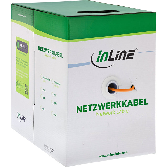 Cable De Instalación Sólido Inline 250mhz S/Stp Cat.6 Cu Awg23 Libre De Halógenos 500m