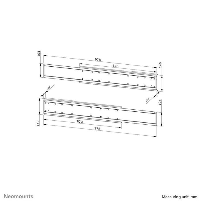 EAN 8717371440725 - Neomounts ADM-875WH2 accesorio para soporte de televisor imagen 16