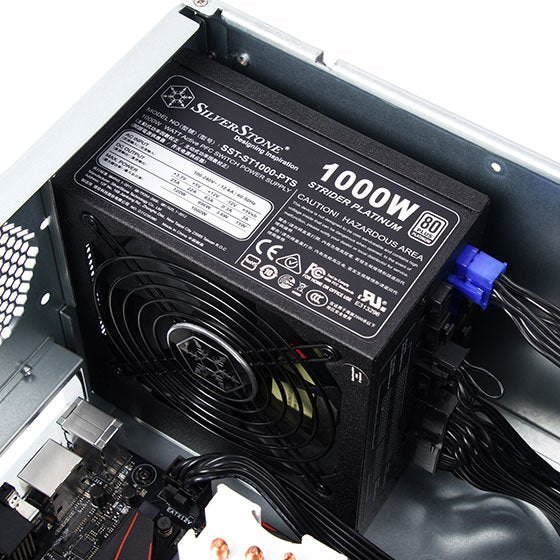 EAN 4710007229972 - Silverstone RM41-H08 Estante Negro imagen 9