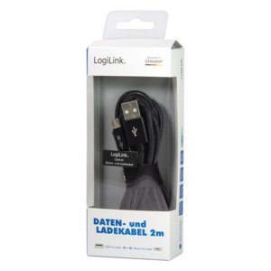 Kabel Usb 2.0 A Meski Do Micro-B Meski, Dl. 2m Szary