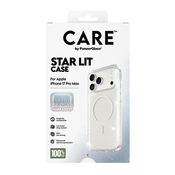 Panzerglass Care By ® Urban Explorer Case Star Lit M. Blanco Magsafe Iphone 17 Pro Max, Cover, Apple, Apple - Iphone 17 Pro Max, Transparent