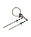 EAN 5908305243311 - Cenega The Witcher 3 Geralt Two Swords Keychain imagen 1
