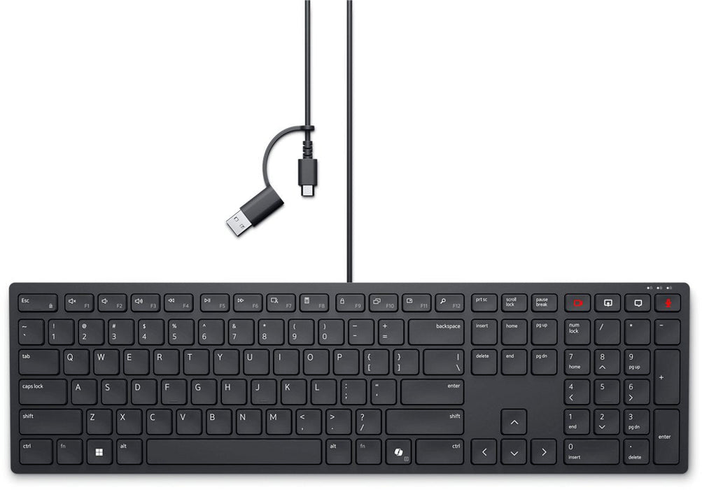 Dell Kb525c - Teclado Français Negro Wired Collaboration Con Cable