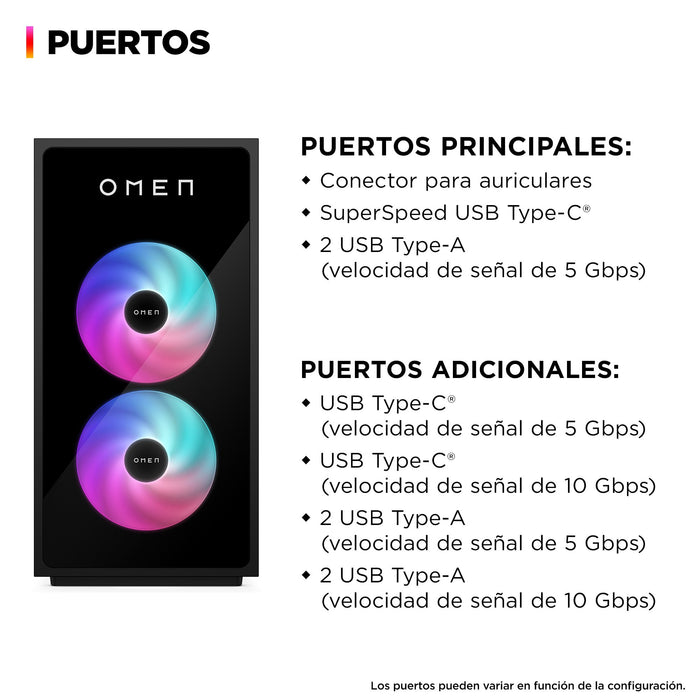 EAN 0199764264350 - HP OMEN 35L Gaming Desktop GT16-0118ns Intel Core Ultra 5 225F 32 GB DDR5-SDRAM 1 TB SSD NVIDIA GeForce R imagen 3