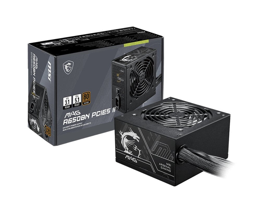 Fuente De Alimentación Power Supply Msi Atx Pc 100 - 240 V 650 W Maga650bnpcie5ii